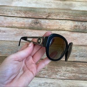 Versace VE 4304 Black/Brown  Polarized Sunglasses